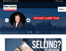 Tablet Screenshot of mikeclarke.com